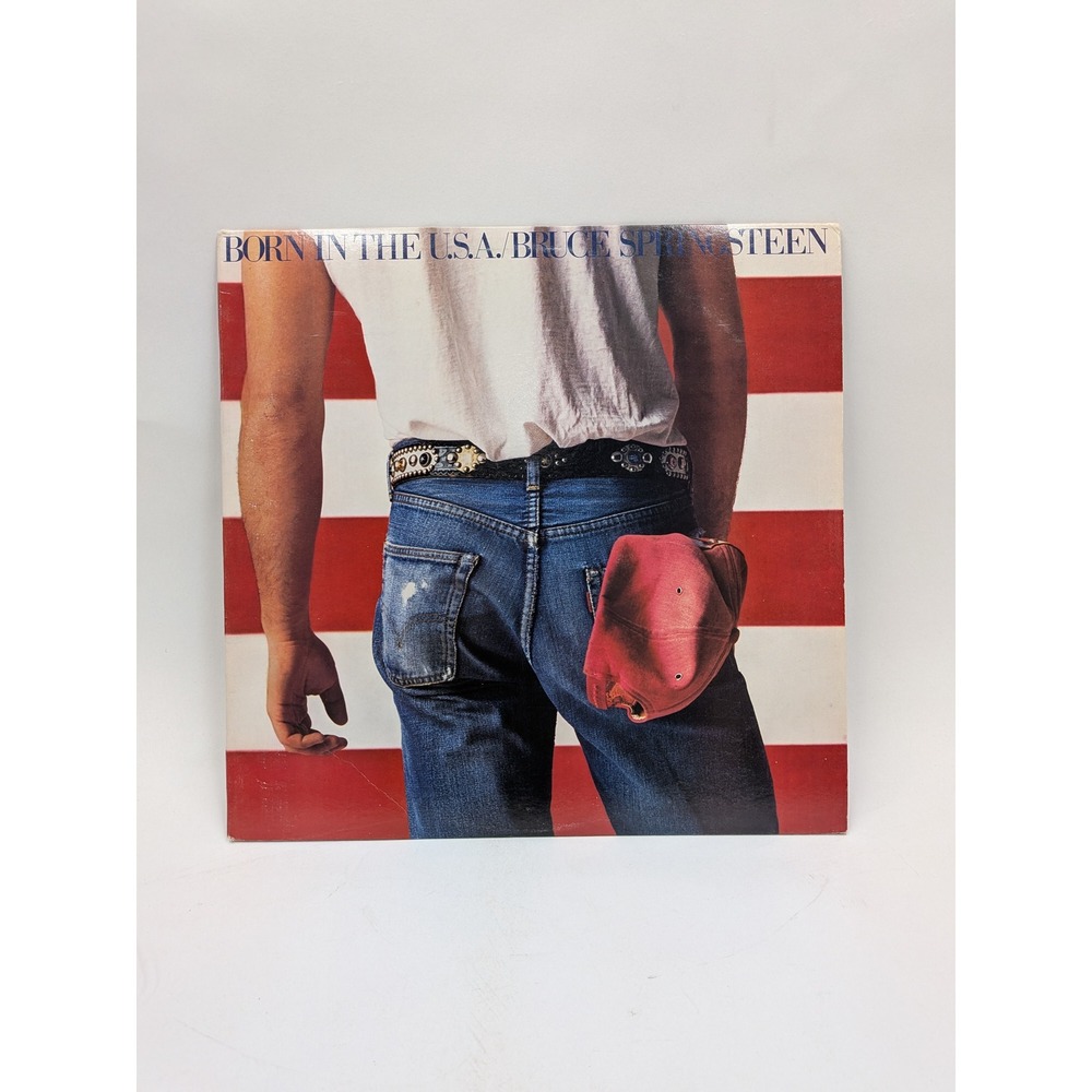 Bruce Springsteen Born in the U.S.A. Vinyl LP 1984 Columbia QC 38653 Rock Record
